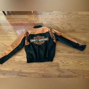 UNISEX SMALL HARLEY DAVIDSON EUC H.T.F. racing jacket EXCELLENT CONDITION